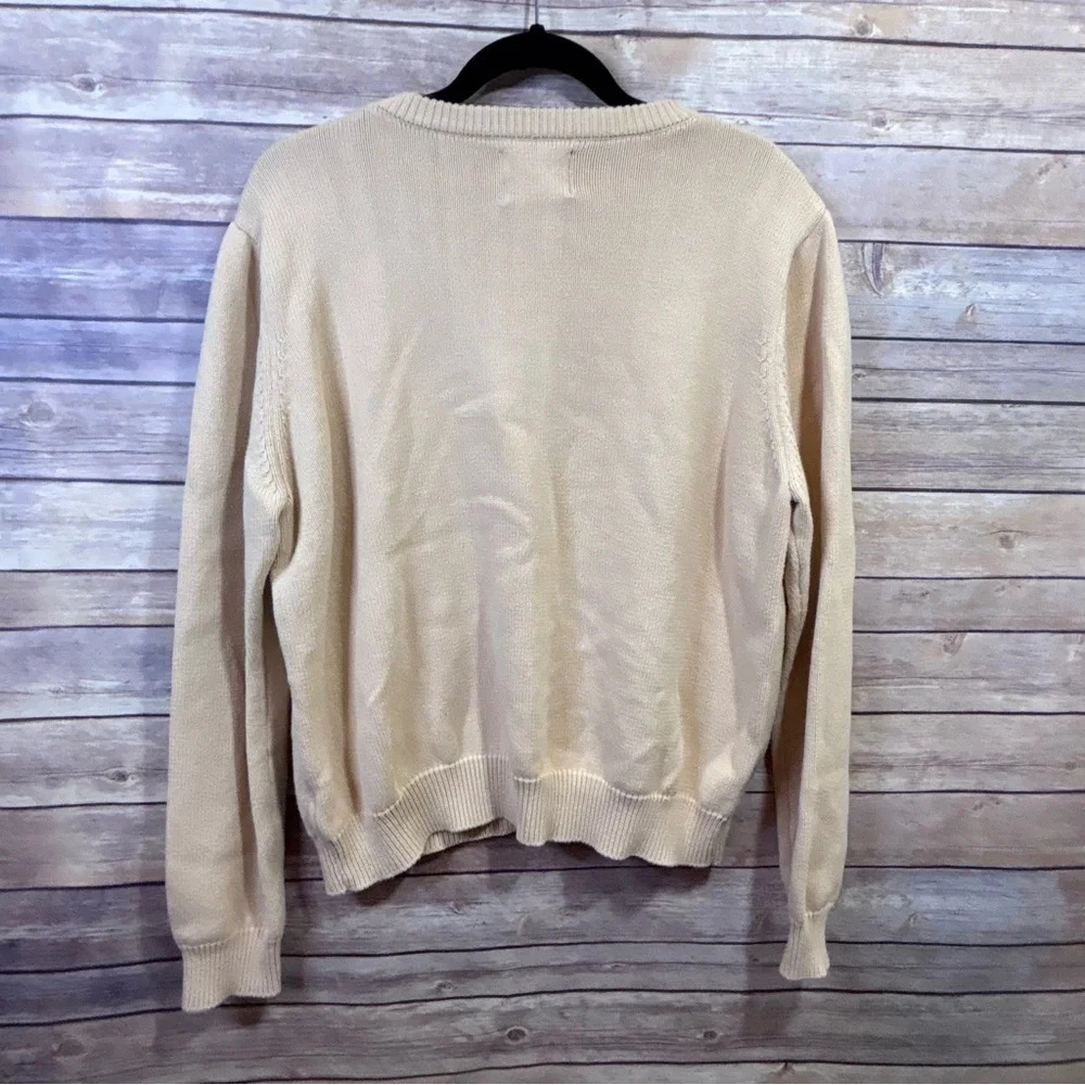 Weld MFG Mellow Out Sweater Tan Peach Size Large
